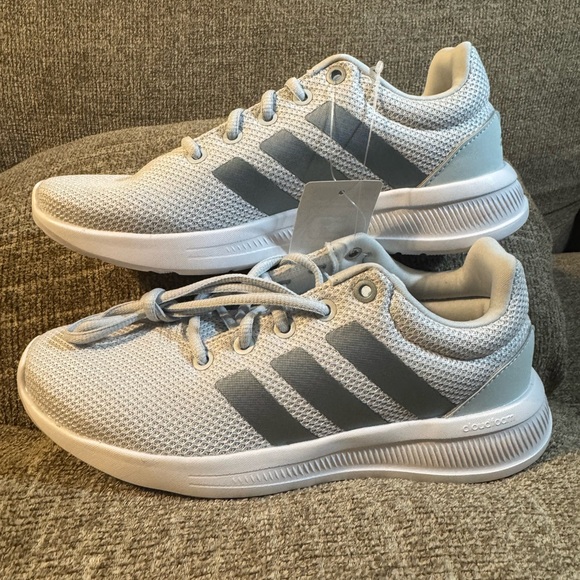 Adidas Lite Racer CLN 2.0 Women’s Light Blue Sneakers Size 6.5 - Picture 2 of 8